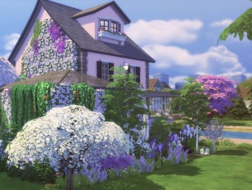 Overgrown Pink House at GravySims