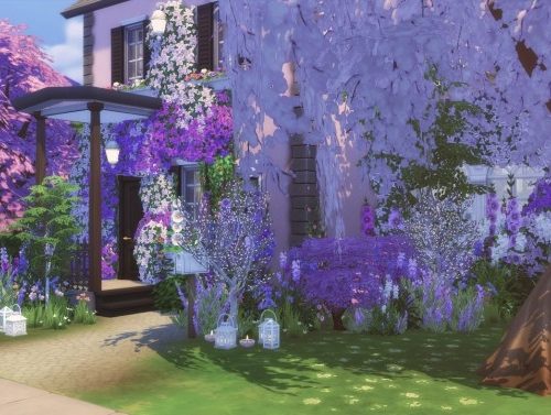 Overgrown Pink House at GravySims