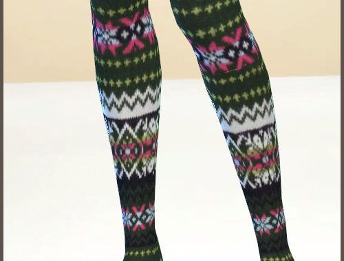Overknee socks by Chalipo at All 4 Sims