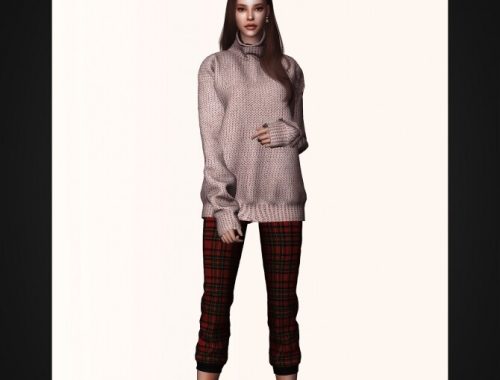 Oversized Turtleneck Sweater at Gorilla