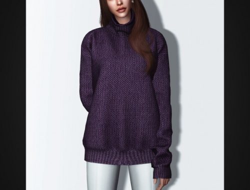 Oversized Turtleneck Sweater at Gorilla