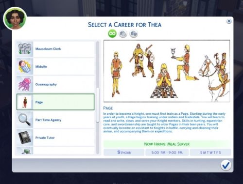 Page Part-Time Career mod by sokkarang