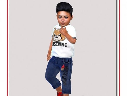 Pants, shirts and shoes for toddlers at Sims4-Boutique