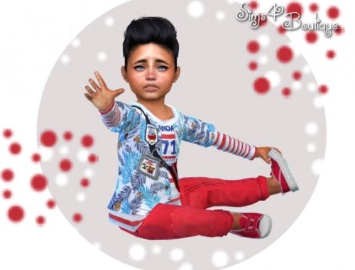 Pants, shirts and shoes for toddlers at Sims4-Boutique