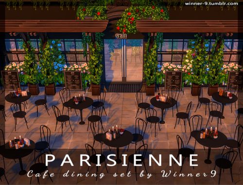 Parisienne Cafe dining set