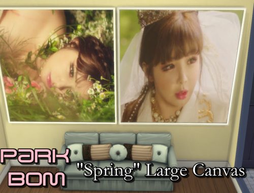 Park Bom Large Canvas (Spring)