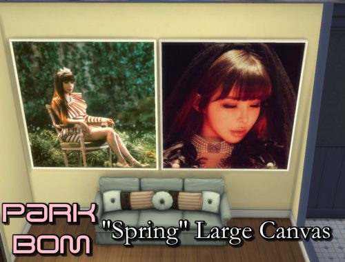 Park Bom Large Canvas (Spring)