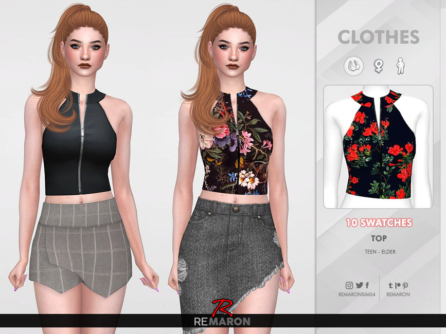 Party Top for Women 02 - The Sims 4 Catalog