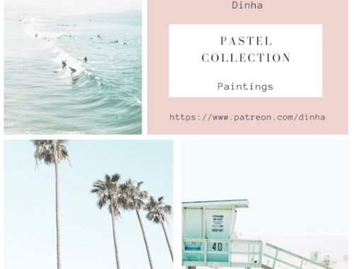 Pastel Collection: Paintings & Rugs at Dinha Gamer