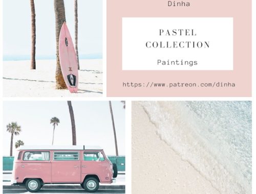 Pastel Collection: Paintings & Rugs at Dinha Gamer