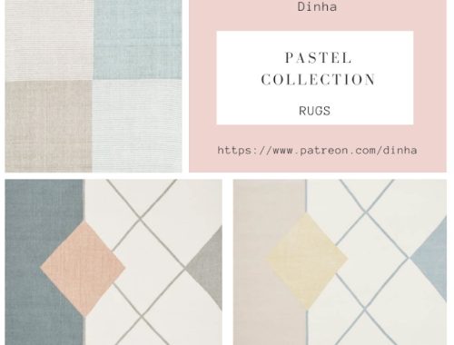 Pastel Collection: Paintings & Rugs at Dinha Gamer