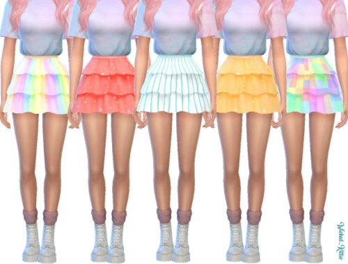 Pastel Frilly Skirts - Mesh Needed