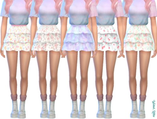 Pastel Frilly Skirts - Mesh Needed