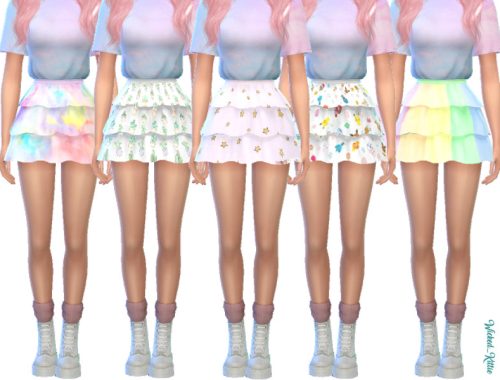 Pastel Frilly Skirts - Mesh Needed