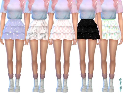 Pastel Frilly Skirts - Mesh Needed