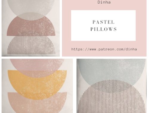 Pastel Pillows at Dinha Gamer