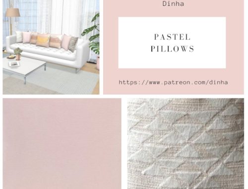 Pastel Pillows at Dinha Gamer