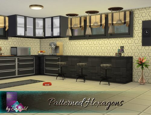 Patterned Hexagons