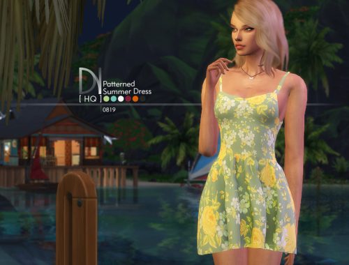 Patterned Summer Dress