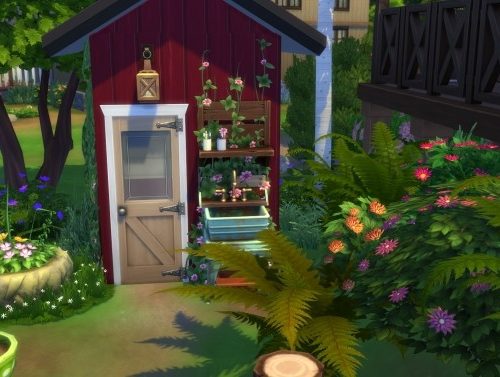 Peaceful Cottage with a Sauna by suojatti at Mod The Sims