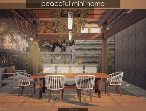 Peaceful Mini Home by Praline at Cross Design