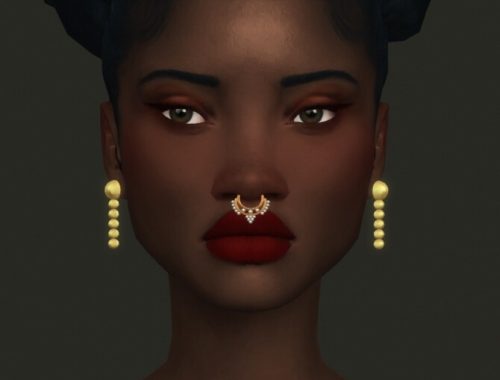 PEARLIZED EARRINGS VER 2 TO 5 at Candy Sims 4