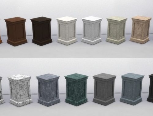 Pedestal by TheJim07 at Mod The Sims