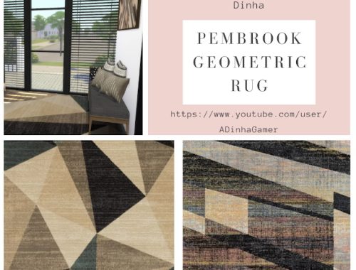 Pembrook Geometric Rug at Dinha Gamer