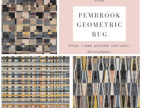 Pembrook Geometric Rug at Dinha Gamer