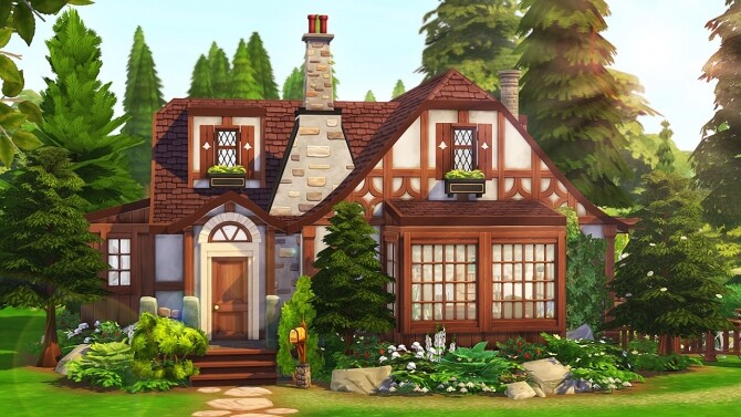 PERFECT COZY FAMILY COTTAGE at Aveline Sims - The Sims 4 Catalog