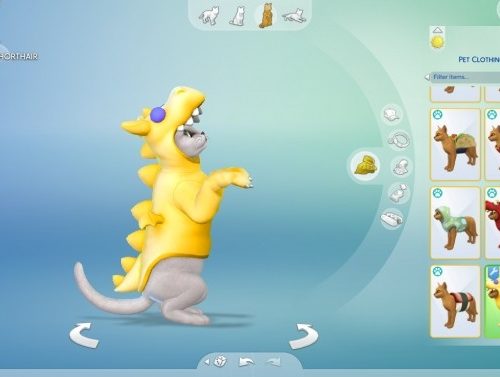 Pernese Dragon Costume for Cats by EmilitaRabbit at Mod The Sims
