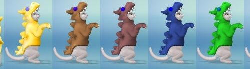 Pernese Dragon Costume for Cats by EmilitaRabbit at Mod The Sims