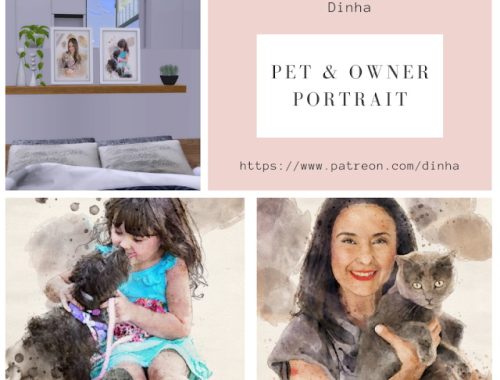 Pet & Owner Portrait at Dinha Gamer