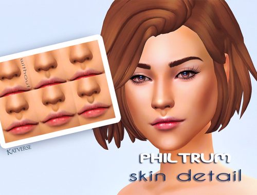 Philtrum Skin Detail