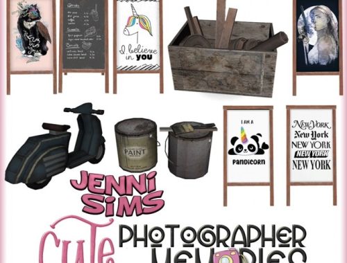 Photographer Memories set Clutter 4 items at Jenni Sims