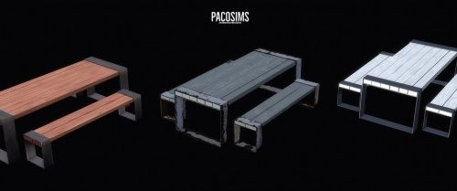 PICNIC TABLE (Functional) at Paco Sims