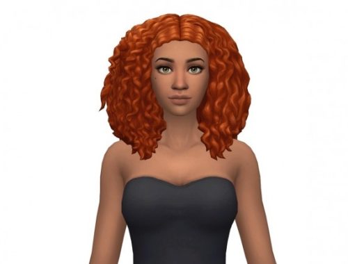 Pinafront Curls Hair at leeleesims1