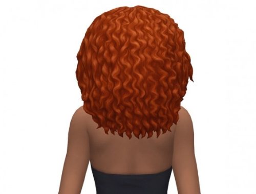 Pinafront Curls Hair at leeleesims1