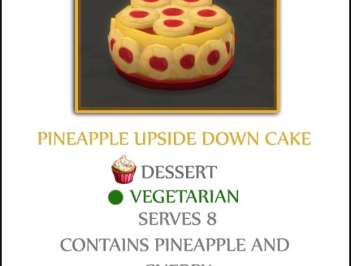 PINEAPPLE UPSIDE DOWN CAKE at Icemunmun