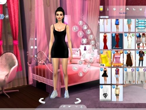 Pink Bedroom CAS Background by Togotica at Mod The Sims