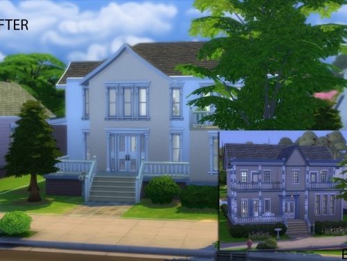Pique Hearth House Willow Creek Renovation #13 by iSandor at Mod The Sims