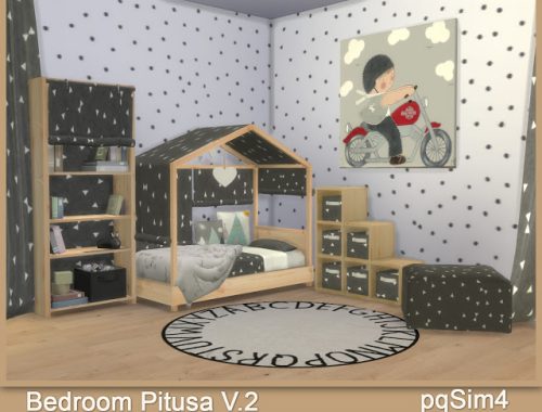 Pitusa Toddler Bedroom V.2 at pqSims4