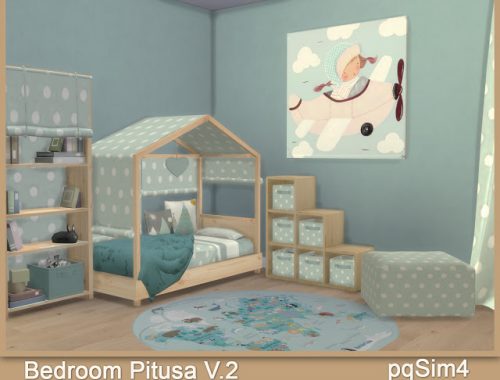 Pitusa Toddler Bedroom V.2 at pqSims4