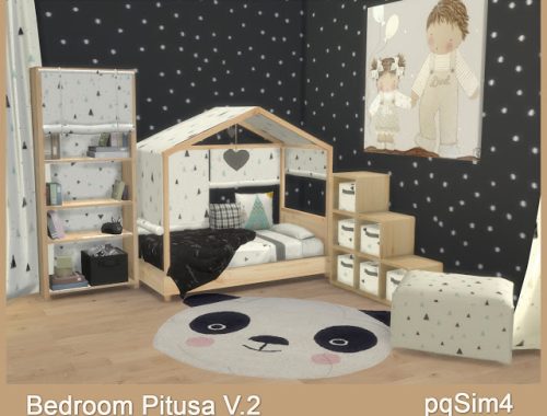 Pitusa Toddler Bedroom V.2 at pqSims4