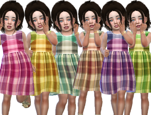 Plaid pattern dress (Toddlers)