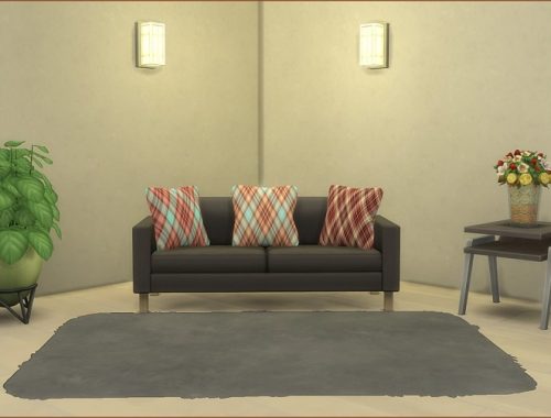 Plaid Print Cushions by oumamea at Mod The Sims