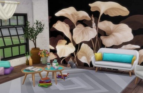 Plants Wallpapers at Annett’s Sims 4 Welt