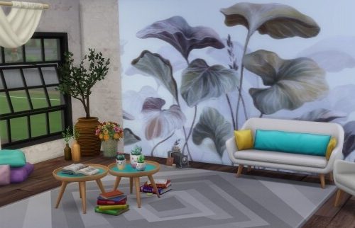Plants Wallpapers at Annett’s Sims 4 Welt