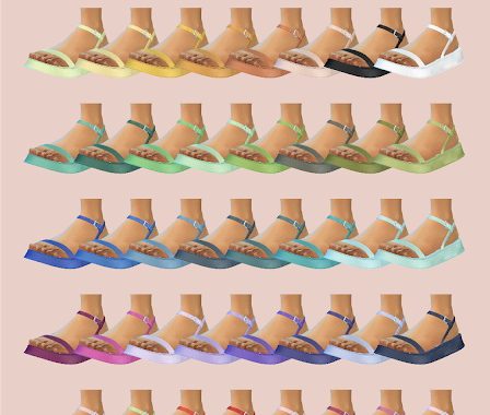 Platform sandals at Charonlee
