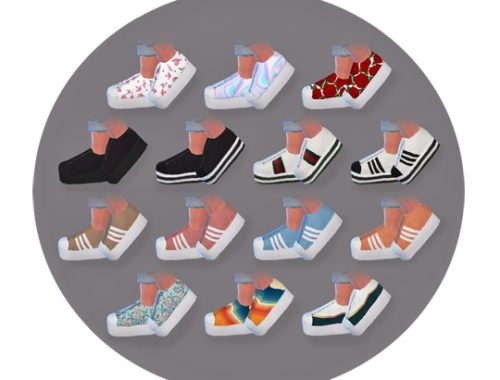 Platform Sneakers at Descargas Sims